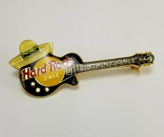 Hard Rock Cafe Les Paul Gibson Guitar Cancun 3lt Sombrero Collector 