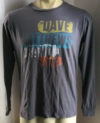 Dave Matthews Band Summer Tour 2013 Long Sleeve Shirt Medium Anvil