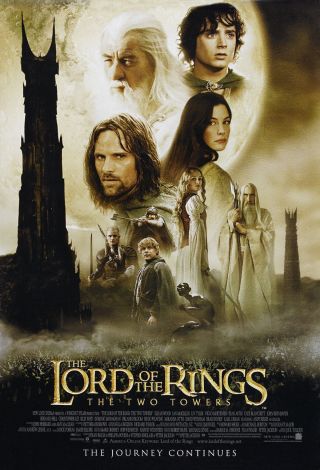 Lord Of The Rings Two Towers Movie Poster 2 Sided Final 27x40