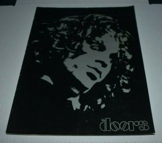 The Doors 1968 Concert Program Jim Morrison