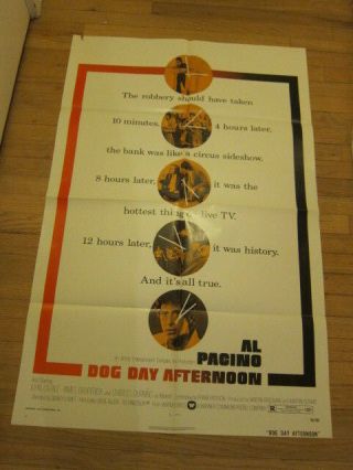 Dog Day Afternoon 1975 Poster Al Pacino
