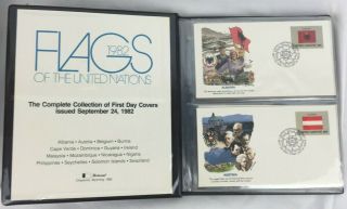 1982 Flags Of The United Nations Complete Stamps First Day Covers Set (16)