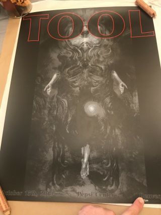 Tool Poster Pepsi Center Denver Co 10/15/2019 Limited Edition Xxx/550