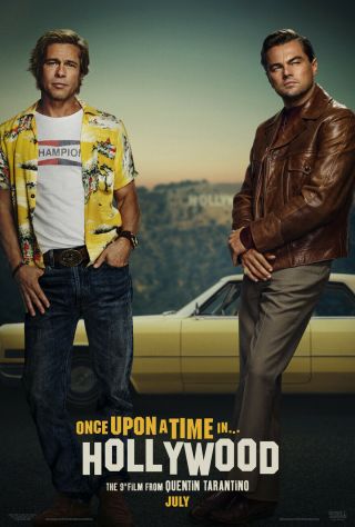 Once Upon A Time In Hollywood Movie Poster 2 Sided Version B Vf 27x40