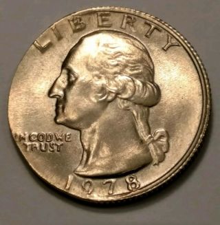 1978 Washington Quarter Struck On Nickel Blank 5418