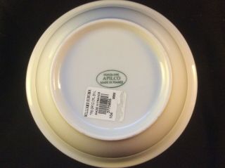 Set of 4 APILCO FRANCE Porcelaine White Coupe Cereal Bowls Sevres 7” 2
