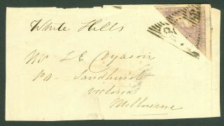 Sg 7b Cape Of Good Hope 1855 - 63.  6d Deep Rose - Lilac.  Fine On Front To.