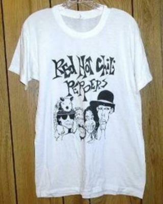 Red Hot Chili Peppers Concert Tour T Shirt Vintage Kiedis
