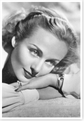 Movie Actress Carole Lombard Celebrity Silver Halide Photo