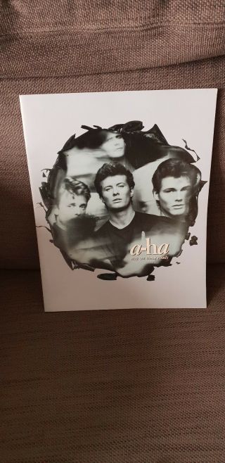 A - Ha Concert Programme From 1988 With Stub Ticket And Related Newspaper Trims