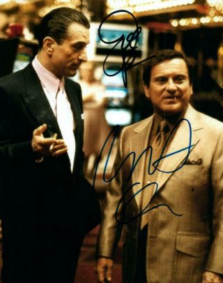 Joe Pesci Robert Deniro Signed 8x10 Photo Pic Autographed Picture With