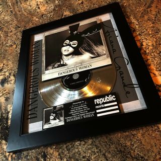 Ariana Grande Dangerous Woman Record Music Award Disc Album Lp Vinyl