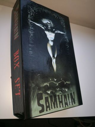 Samhain Box Set 5 X Cd,  Vhs,  Booklet,  Mini Comic Misfits Danzig Samhain