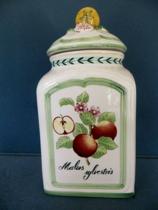 Villeroy & Boch French Garden Charm Large Canister Apples
