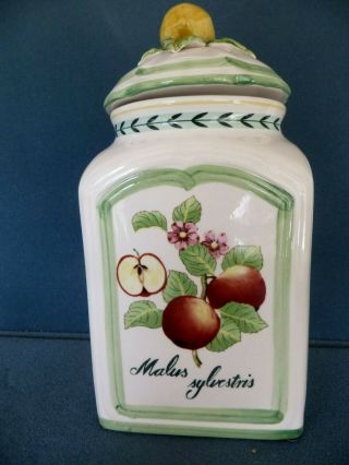 Villeroy & Boch FRENCH GARDEN CHARM Large Canister APPLES 3