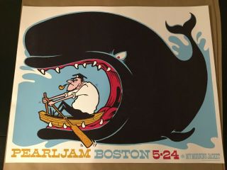 Pearl Jam - Concert Poster - Boston 5/24/06 - Rare 