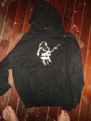 Bob Marley Graphic Hoodie,  Black W/ Photo Front,  Sz Large