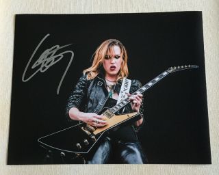 Halestorm Rock Superstar Lzzy Hale Signed Autographed 8x10 Photo