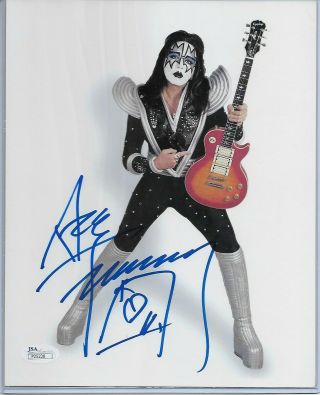 Ace Frehley Kiss Signed Autograph 8x10 Photo - Jsa