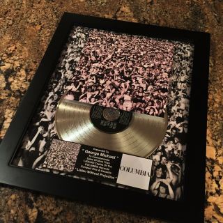George Michael Listen Without Prejudice Million Record Sales Music Award Vinyl