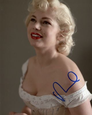 Michelle Williams " My Week With Marilyn " Autograph Signed 8x10 Photo