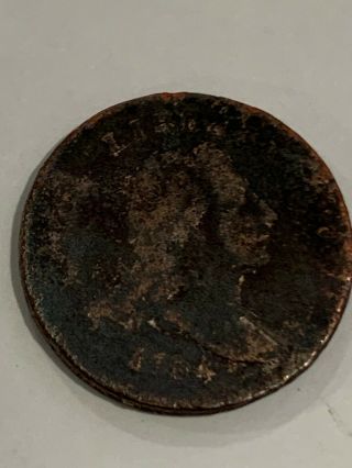 1794 U.  S.  Liberty Capped 1/2 Half Cent Corrosion