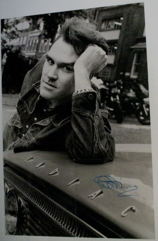 Morrisey Signed Bona Drag Poster