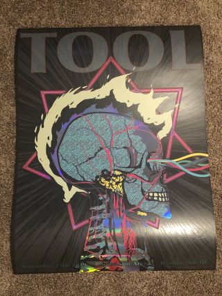 Tool Poster Washington Dc 2019 Concert Tour Limited Edition Foil 171/650