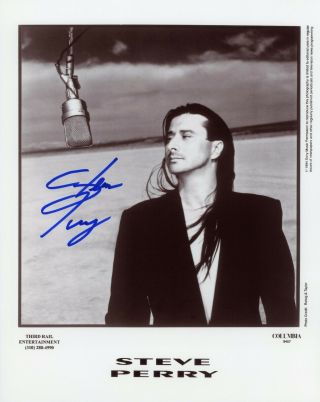 Steve Perry For The Love Of Strange Medicine Hand Signed " Tour Promotional " 10x8