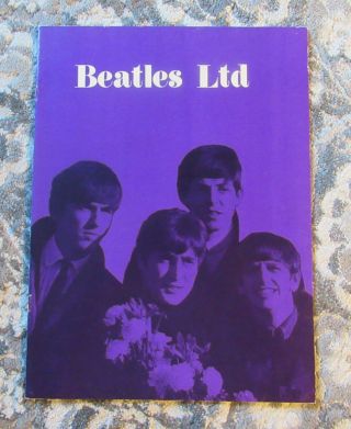 Beatles Rare Smaller Size 1964 U.  S.  Concert Tour Program Near