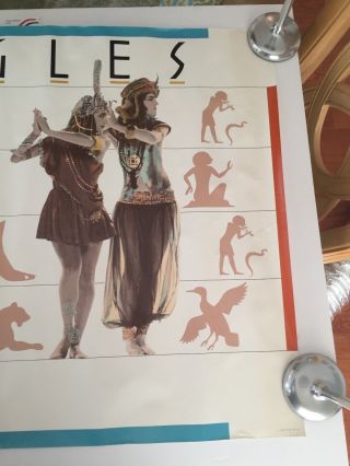 THE BANGLES Walk Like An Egyptian Promo Poster,  1986 3