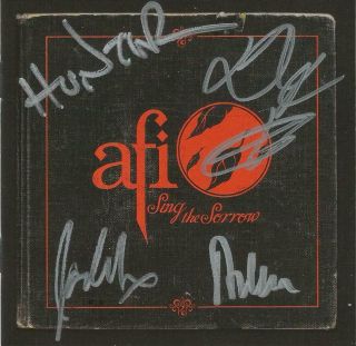 Afi Autographed Sing The Sorrow Cd