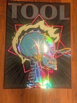 Tool Poster Washington Dc 11/25/19 Concert Tour Limited Edition Holographic 197