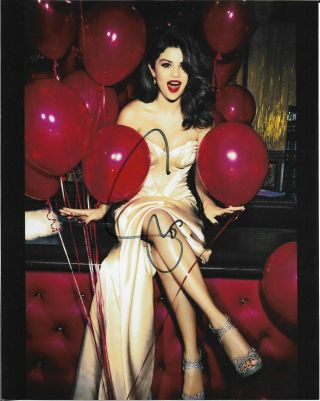 Selena Gomez Autographed 8 X 10 Signed Photo Todd Mueller