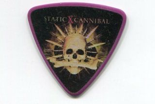Static X 2007 Cannibal Tour Guitar Pick Custom Concert Stage Pick Wayne Static
