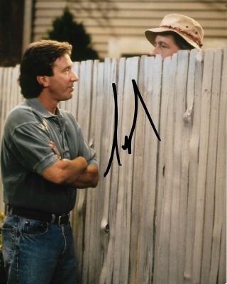 Tim Allen Autographed Signed 8x10 Photo W/coa Tool Time With Wilson At Fence