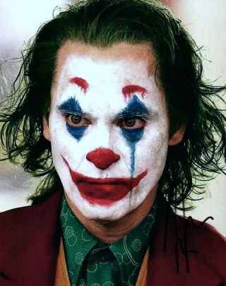 Joaquin Phoenix Joker 8x10 Signed Photo Autographed Picture,