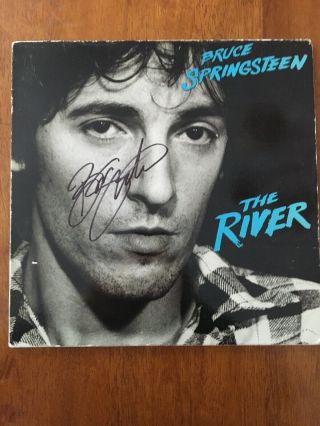 Bruce Springsteen The Boss Hand Signed Autographed The River Album Authentic