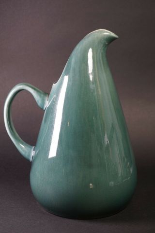 Russel Wright Mid Century Modern Green Steubenville Pottery Pitcher