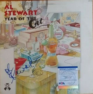 Al Stewart Year Of The Cat Signed Lp Psa/dna 17187