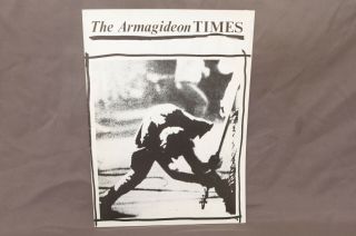 The Clash Armagideon Times Fanzine Zine Punk Wave Joe Strummer Mick Jones