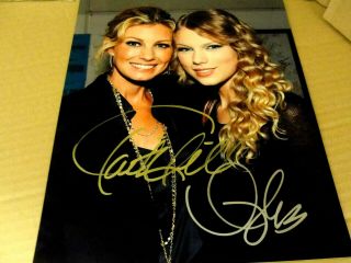 Taylor Swift,  Faith Hill Signed Autograph 8.  5x11 Photo W/coa - Shake It Off - Breathe
