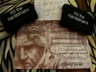 Stage Worn Kill The Kardashian’s Sweatbands From Springfield,  The Final Campaign