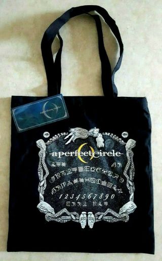 A Perfect Circle Tote Bag Cloth And Badge Pass Vip Only Issue 2017 Tour