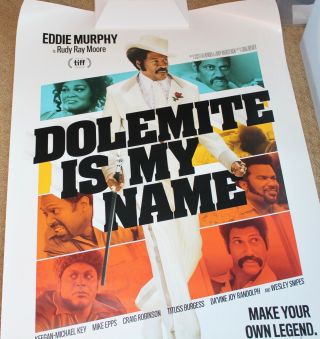 Eddie Murphy Hand Signed Autograph Poster From Dolemite Is My Name
