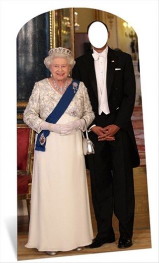 Queen Elizabeth Ii Standin Cardboard Cutout - Have A Royal Photo With The Queen
