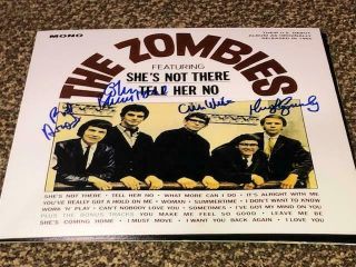 The Zombies Group Signed Autographed She 