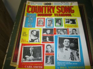 Country Song Round Up Yearbook Spring.  1967,  Merle Haggard.  Johnny Cash