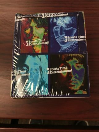 1996 Beatles Sports Time Inc.  /apple Corps Box Of Trading Cards