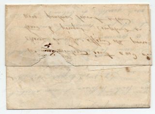 1820´s FRENCH GUIANA TO FRANCE COVER,  HAVRE RED CANCEL,  CONTENTS 3